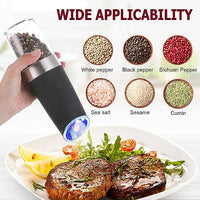 Electric led salt and pepper grinder