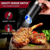 Electric led salt and pepper grinder