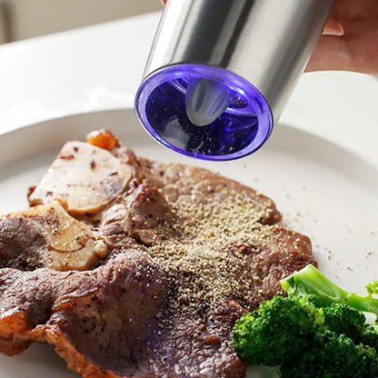 Electric led salt and pepper grinder