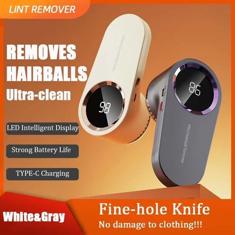 Portable electric lint remover