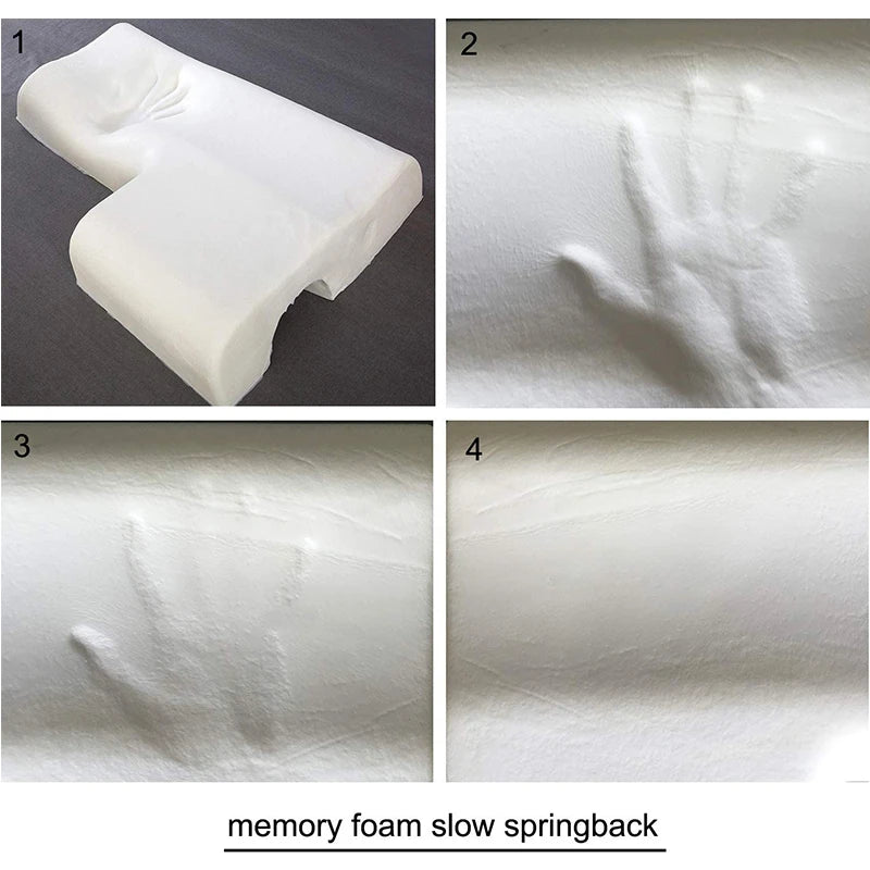 Left Arm Pillow Orthopedic Memory Foam for Side Sleeper