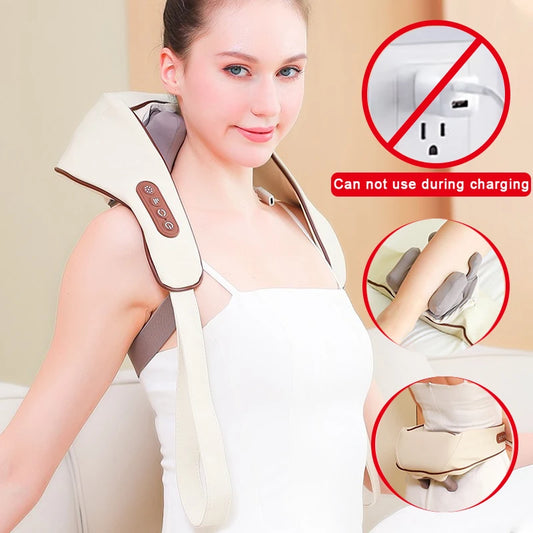 Wireless neck massager