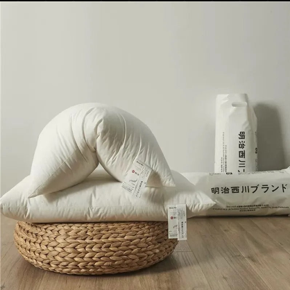 Luxury White Cotton Pillow