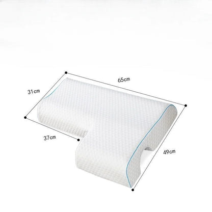 Left Arm Pillow Orthopedic Memory Foam for Side Sleeper